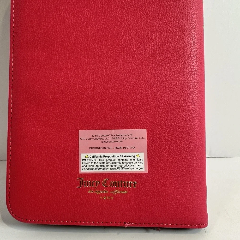 Juicy Couture 2026-2027 Zip Planner Journal Pink Heart Pen 18 Month New - Picture 8 of 12